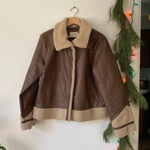 Faux Leather Jacket